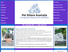 Tablet Screenshot of petsitaus.com.au